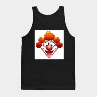 joking circus clown head Tank Top